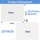 HOLYDE Dry Erase Boards 25 Pack Double Sided Small Whiteboards with Lines for Kids Students Teacher Classroom Pack 9x12 Mini Individual White Boards Lined for Writing Math English Practice