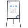 maxtek Easel Whiteboard Black Magnetic Portable Dry Erase 40 x 28 Tripod Height Adjustable Flipchart Easel Stand White Board for Office