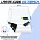 Geyee Giant Sized Magnetic Notebook Paper Handwriting Lined Paper Large Dry Erase Magnetic Notebook Poster for Whiteboard Accessories Homeschool Teacher Supplies Classroom Must Haves 22 x 28