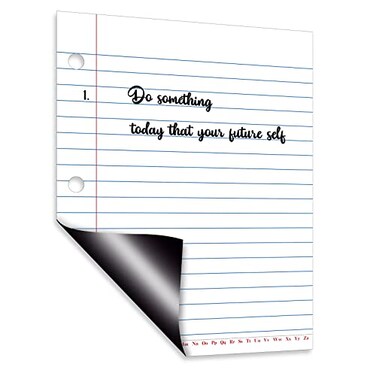Geyee Giant Sized Magnetic Notebook Paper Handwriting Lined Paper Large Dry Erase Magnetic Notebook Poster for Whiteboard Accessories Homeschool Teacher Supplies Classroom Must Haves 22 x 28