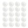 ATROSONIK Glass Whiteboard Magnets Round Refrigerator Magnets Dry Erase Board Fridge Rare Earth Neodymium Magnet for Home School Office Clear3 cm 20 Pack