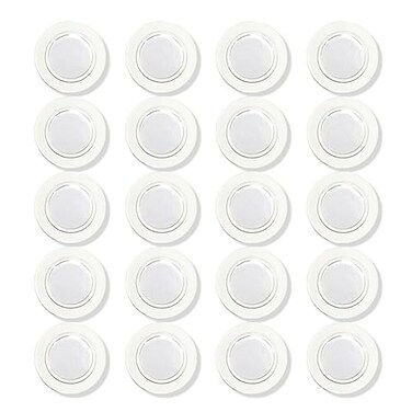 ATROSONIK Glass Whiteboard Magnets Round Refrigerator Magnets Dry Erase Board Fridge Rare Earth Neodymium Magnet for Home School Office Clear3 cm 20 Pack