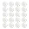 ATROSONIK Glass Whiteboard Magnets Round Refrigerator Magnets Dry Erase Board Fridge Rare Earth Neodymium Magnet for Home School Office Clear3 cm 20 Pack