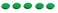 Audio-Visual Direct High Powered Magnets for Glass DryErase Boards Set of 5 Green