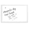 Loddie Doddie Magnetic Dry Erase Board 24 x 36 in White Frame WallMount Whiteboard for Office Home StainResistant Magnetic Whiteboard for Wall Builtin Tray on Marker Board
