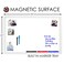 Loddie Doddie Magnetic Dry Erase Board 24 x 36 in White Frame WallMount Whiteboard for Office Home StainResistant Magnetic Whiteboard for Wall Builtin Tray on Marker Board