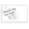 Loddie Doddie Magnetic Dry Erase Board 24 x 36 in White Frame WallMount Whiteboard for Office Home StainResistant Magnetic Whiteboard for Wall Builtin Tray on Marker Board
