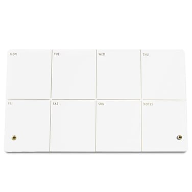 Marribol Weekly Planner Dry Erase Board for DeskAcrylic Desktop Weekly Planner Whiteboard with Stand12X6Small Dry Erase Weekly to Do List White Board for Home Office SchoolZMZLW1530