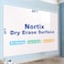 Nortix White Board Paper for Wall Whiteboard Contact Paper Dry Erase Peel and Stick Wallpaper StainProof Dry Erase Wall Decal 1 Piece 4x6ft
