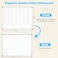 ONAVIA Weekly Calendar Dry Erase Board for Wall Hanging 2418 DoubleSided Magnetic Whiteboard Hanging White Board for Planning Drawing Memo to Do List School Home Kitchen Office