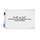 LEVENUSTAR Small Dry Erase Whiteboard 85 x 11 Double Sided Aluminum Frame Magnetic White Board Handheld Whiteboard with Marker and Magnets Mini White Board for School Home Office
