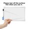 LEVENUSTAR Small Dry Erase Whiteboard 85 x 11 Double Sided Aluminum Frame Magnetic White Board Handheld Whiteboard with Marker and Magnets Mini White Board for School Home Office