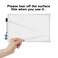 LEVENUSTAR Small Dry Erase Whiteboard 85 x 11 Double Sided Aluminum Frame Magnetic White Board Handheld Whiteboard with Marker and Magnets Mini White Board for School Home Office