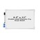 LEVENUSTAR Small Dry Erase Whiteboard 85 x 11 Double Sided Aluminum Frame Magnetic White Board Handheld Whiteboard with Marker and Magnets Mini White Board for School Home Office