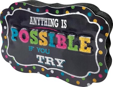 Teacher Created Resources TCR77289 Chalkboard Brights Magnetic Whiteboard Eraser