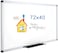VIZ-PRO VIZPRO Dry Erase BoardMagnetic Whiteboard 72 x 40 Inches Large Wall Mounted Board for School Office and Home