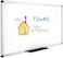VIZ-PRO VIZPRO Dry Erase BoardMagnetic Whiteboard 72 x 40 Inches Large Wall Mounted Board for School Office and Home