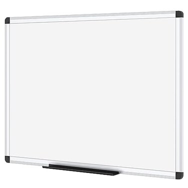 VIZ-PRO VIZPRO Magnetic Dry Erase Board 48 X 24 Inches Silver Aluminium Frame