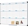 X Board XBoard Magnetic Calendar Whiteboard 48 x 36 12 Months Calendar Dry Erase Board Silver Aluminium Framed White Board Planner for Home School Office Organization