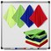 Zopeal 8 Packs Dry Erase Board Cleaning Cloth Microfiber Eraser Magnetic Whiteboard Eraser Washable for Whiteboard Dry Erase Cloth for Home and Office 10 x 9 25Multi Colors