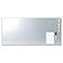 MMF Industries STEELMASTER by BankSupplies Magnetic Bulletin Board 30 x 14 Inches Silver Includes 6 Magnets 4 x 6 Dry Erase Board Dry Erase Marker Scratch Resistant Finish Horizontal Vertical Display