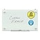 Quartet Whiteboard Glass Dry Erase Board Magnetic 30 x 18 Infinity Frameless Mounting White Surface Accessory Tray 1 Dry Erase Marker and 2 Glass Board Magnets PDEC1830