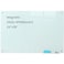 Gooderboard Glass Magnetic White Board 36 x24 Inches Frameless Dry Erase Glass Whiteboard for Wall Writing Board for Office Classroom Home and Presentation