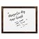 Loddie Doddie Magnetic Whiteboard 18 x 24 in Rustic Frame Magnetic Dry Erase Board for Wall Magnet Board for Wall Memo Center
