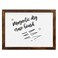 Loddie Doddie Magnetic Whiteboard 18 x 24 in Rustic Frame Magnetic Dry Erase Board for Wall Magnet Board for Wall Memo Center