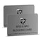 SaiTech IT 2 Pack RFID Blocking Cards One Card Protects Entire Wallet Purse For Men Women NFC Contactless Bank Debit Credit Card Protector ID ATM Guard Card Grey