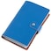 boshiho Leather Credit Card Holder Business ID Card Case Book Style 90 Count Name Card Holder Book Blue