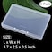 DKAOVH 8 Pack Business Card CaseCredit Cards Caseplastic Business Card Holderplastic Business Card Container with Hinged Lid for CardAccessoriesCraftsLearning SuppliesScrewsDrills