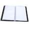 GARASANI PU Leather Business Card Organizer Book Holder Portable Binder File Sleeve Storage Name Card Organizer 300 Cards Holds Black