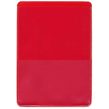 STORE SMART StoreSMART Red Auto Insurance and ID Card Holder 2 Pack RFS20R2 Durable Vinyl Wallets for Vehicle Registration Insurance Cards Business Cards IDs Organizers Document Storage