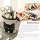 EASTHILL Big Capacity Pencil Pen Case Pouch Box Organizer Large Storage for Bullet Journal Gray
