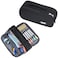 ECHSRT Tactical Pencil Case for Boy Extra Large Capacity Camo Pencil Pouch for Men Adults 3 Compartment Zipper Pen Case Small Tool Bag Organizer for School Office Travel Black