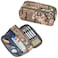ECHSRT Tactical Pencil Case for Boy Extra Large Capacity Camo Pencil Pouch for Men Adults 3 Compartment Zipper Pen Case Small Tool Bag Organizer for School Office Travel Camo Green