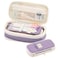 EHOPE Big Capacity Pencil Pen Case Office Large Storage High Capacity Bag Pouch Holder Box Organizerfor Office Travel Holder BoxPurple1