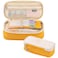 EHOPE Big Capacity Pencil Pen Case Office Large Storage High Capacity Bag Pouch Holder Box Organizerfor Office Travel Holder BoxYellow