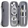 iDream365 Small Pencil Case Holder for PencilsHard Pen Case for Executive Fountain PensBallpoint PensGrey