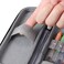 iDream365 Small Pencil Case Holder for PencilsHard Pen Case for Executive Fountain PensBallpoint PensGrey