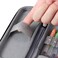 iDream365 Small Pencil Case Holder for PencilsHard Pen Case for Executive Fountain PensBallpoint PensGrey