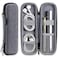 iDream365 Small Pencil Case Holder for PencilsHard Pen Case for Executive Fountain PensBallpoint PensGrey