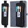 JJUNW Pen Holder for Notebook Portable Pencil Bag Small Pen Holder wif Adjustable Elastic Band Zipper Pencil PouchJournal Pen Holder Notebook Pen HolderBlack