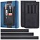 KATOLK 2 Pcs Pen Holder for Notebook 3 Adjustable Elastic Bands with 2 Pencil Clips for Notebook Durable Planner and Journal Pen Sleeve Case for Hard Cover Journals