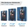 KATOLK 2 Pcs Pen Holder for Notebook 3 Adjustable Elastic Bands with 2 Pencil Clips for Notebook Durable Planner and Journal Pen Sleeve Case for Hard Cover Journals