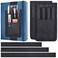 KATOLK 2 Pcs Pen Holder for Notebook 3 Adjustable Elastic Bands with 2 Pencil Clips for Notebook Durable Planner and Journal Pen Sleeve Case for Hard Cover Journals