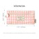 Monolike FabricCushion Pencil case Unmatched Friends Fabric Check Pencil Case Pink