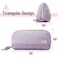 Mr. Pen Mr Pen Purple Pencil Case with 6 Compartments and Zipper Closure Unisex Casual Pencil Pouch with Shoulder Strap
