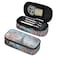 NOXOZNMOK Paris Eiffel Tower Pencil Case Big Capacity Multifunctional Storage Pen Pouch with Zipper for Office